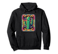 Cactus Serape Succulent Plant Cacti Hoodie - Unique Graphic for Adults - T-Shirt, Sweatshirt, Hoodie