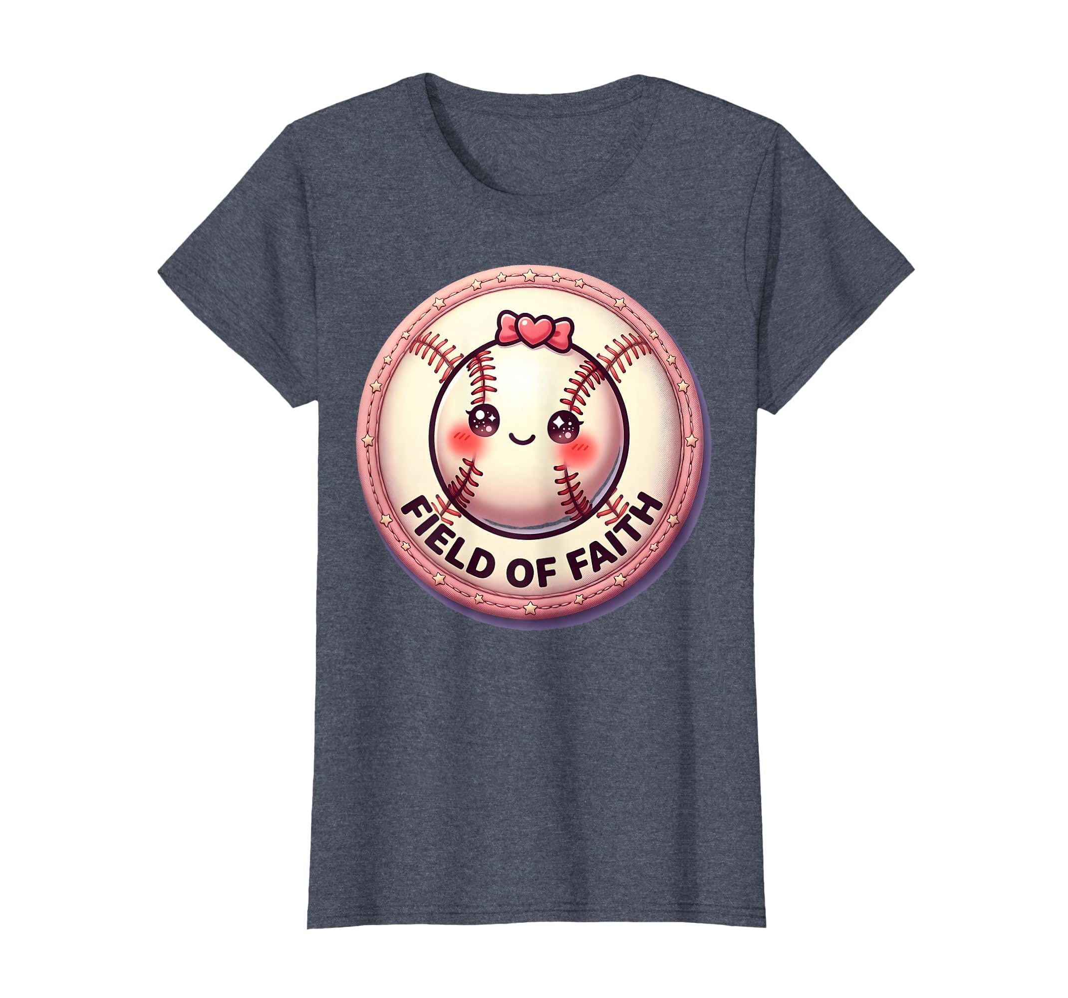 Field Faith Baseball Mom T-Shirt - Casual Everyday Wear for Adults - T-Shirt, Sweatshirt, Hoodie