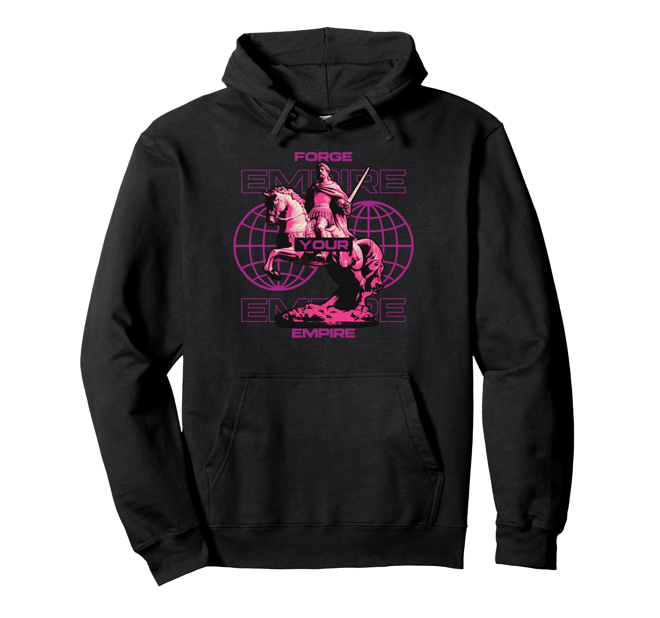 Y2K Empire Bold Urban Graffiti Hoodie - Novelty Apparel for Adults - T-Shirt, Sweatshirt, Hoodie