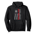 Best Dad Ever Baseball Fan Usa Hoodie - Casual Everyday Wear Men Women - T-Shirt, Sweatshirt, Hoodie