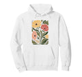 Boho Flower Springtime Florals Hoodie - Streetwear Style Men Women - T-Shirt, Sweatshirt, Hoodie