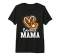 Baseball Mama Leopard Heart Colorful T-Shirt - Graphic Print for Adults - T-Shirt, Sweatshirt, Hoodie