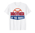 Brother Rookie Baseball 1St Birthday T-Shirt - Streetwear Style Unisex - T-Shirt, Sweatshirt, Hoodie