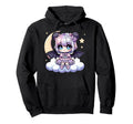 Kawaii Pastel Goth Creepy Anime Moon Hoodie - Custom Art Print Men Women - T-Shirt, Sweatshirt, Hoodie