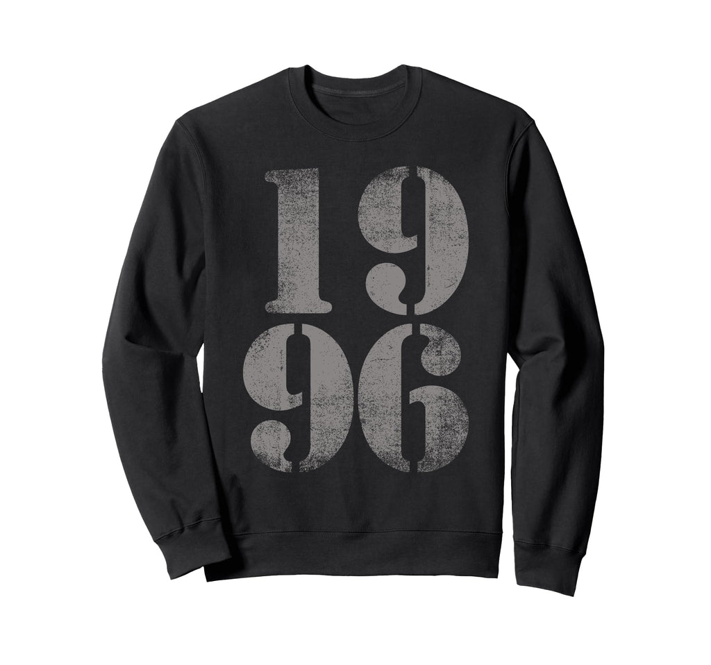 1996 Birth Year Distressed Sweatshirt - Streetwear Style for Adults - T-Shirt, Sweatshirt, Hoodie