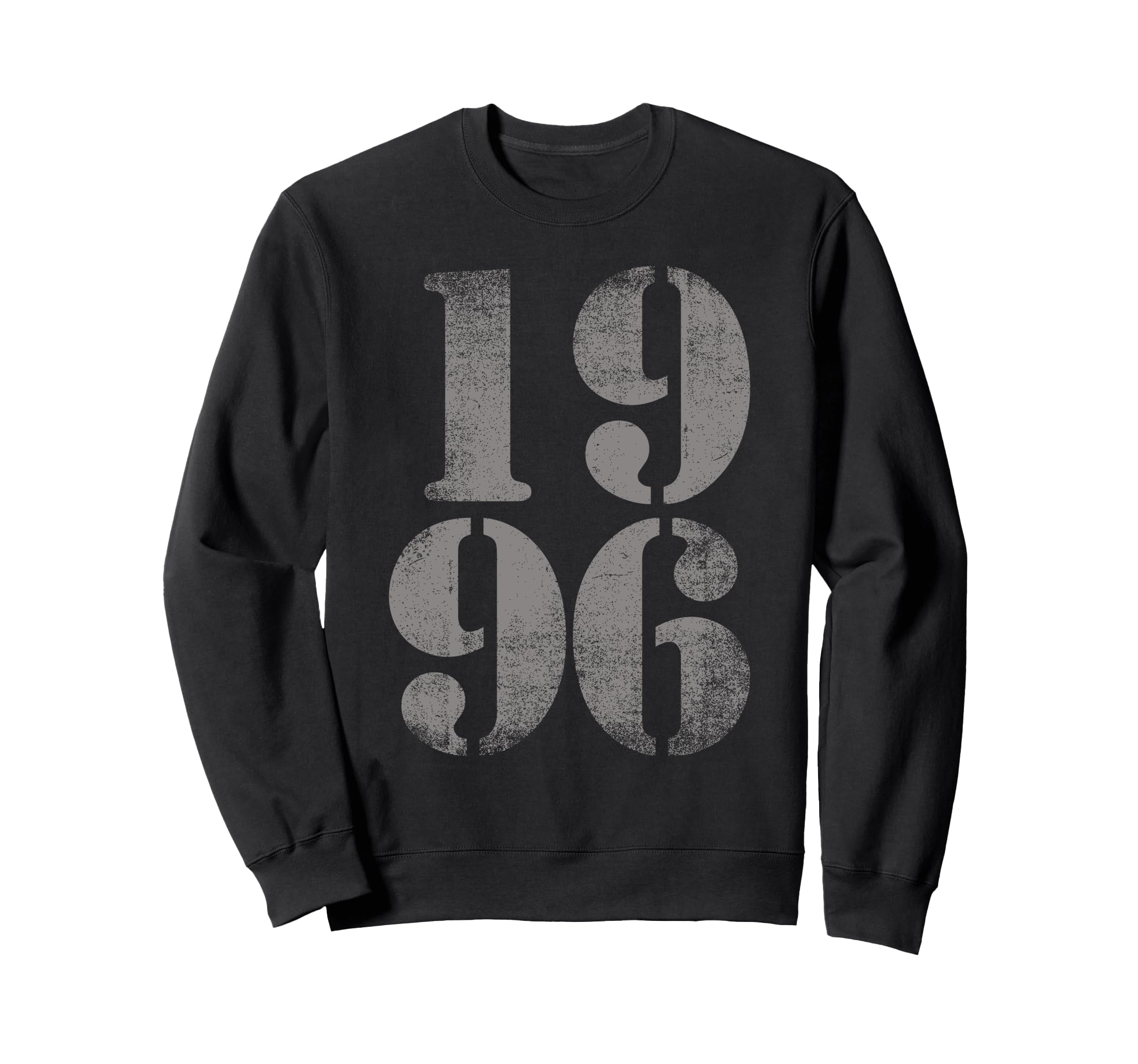 1996 Birth Year Distressed Sweatshirt - Streetwear Style for Adults - T-Shirt, Sweatshirt, Hoodie