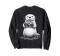 Sea Otter Photographer Camera Sweatshirt - Unique Graphic for Adults - T-Shirt, Sweatshirt, Hoodie
