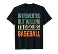 Funny Sarcastic Baseball Introvert T-Shirt - Fun Novelty Design Men Women - T-Shirt, Sweatshirt, Hoodie