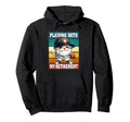 Retirement Baseball Gnome Sayings Hoodie - Trendy Graphic Men Women - T-Shirt, Sweatshirt, Hoodie
