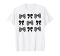 Coquette Bow Checked Flag Racing Car T-Shirt - Trendy Graphic Men Women - T-Shirt, Sweatshirt, Hoodie