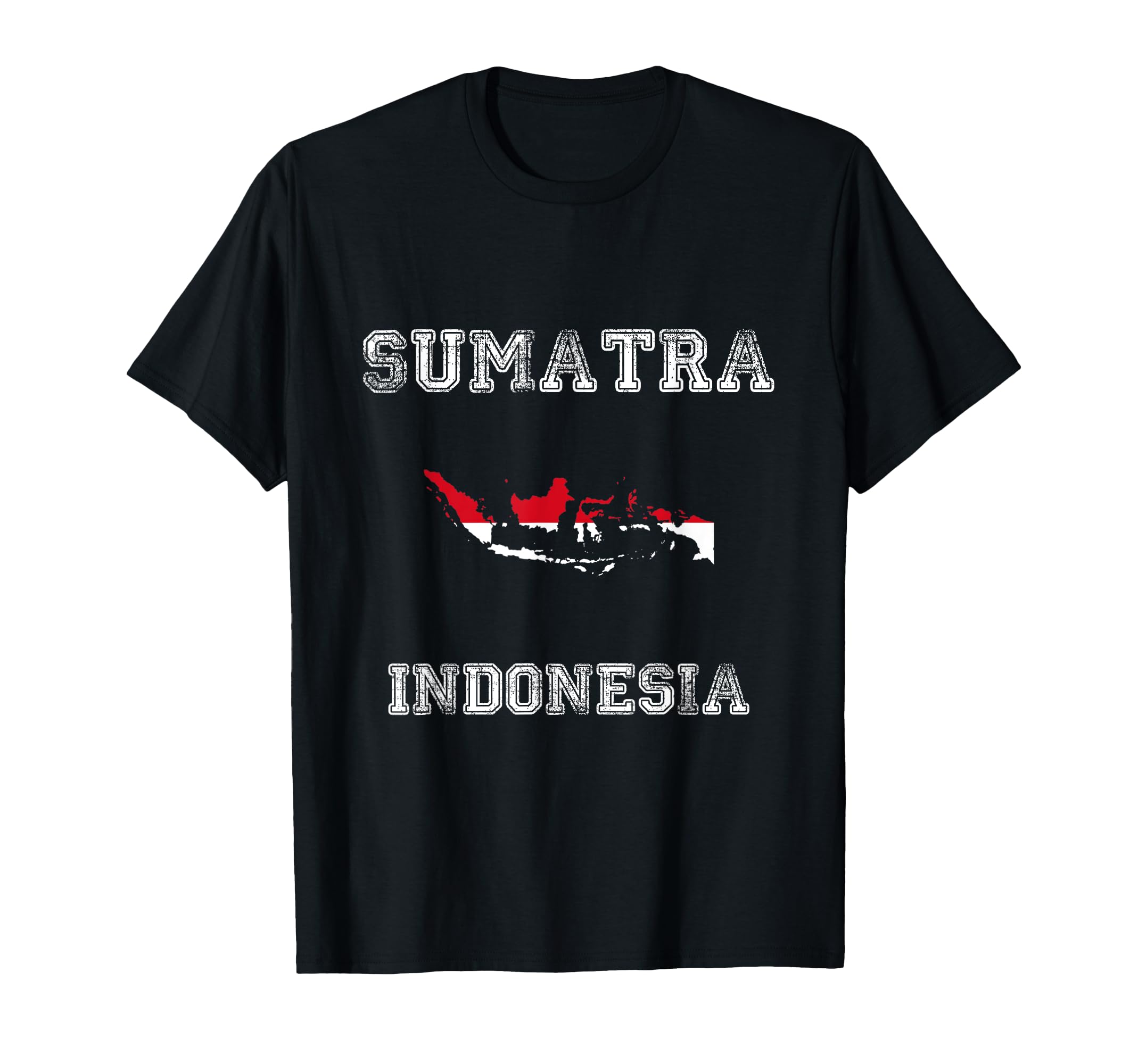 Sumatra Indonesia Distressed Indonesia T-Shirt - Novelty Apparel Unisex - T-Shirt, Sweatshirt, Hoodie