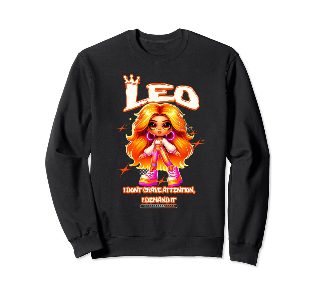Leo Dollz Y2K Brat 90S Aesthetic Sweatshirt - Minimalist Print for Adults - T-Shirt, Sweatshirt, Hoodie