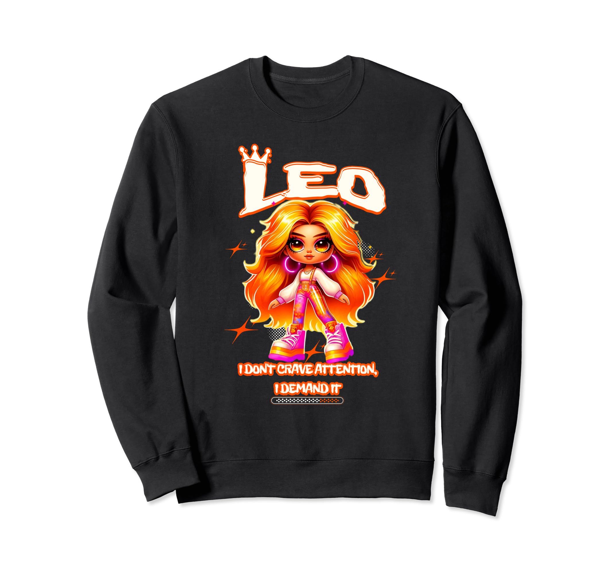 Leo Dollz Y2K Brat 90S Aesthetic Sweatshirt - Minimalist Print for Adults - T-Shirt, Sweatshirt, Hoodie