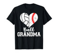 Ball Grandma Funny Baseball Volleyball T-Shirt - Unique Graphic Unisex - T-Shirt, Sweatshirt, Hoodie