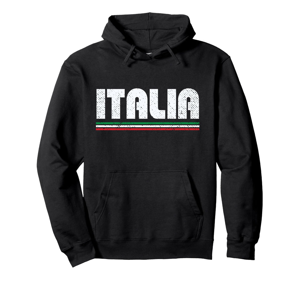 Italia Distressed Italy Hoodie - Novelty Apparel Unisex - T-Shirt, Sweatshirt, Hoodie