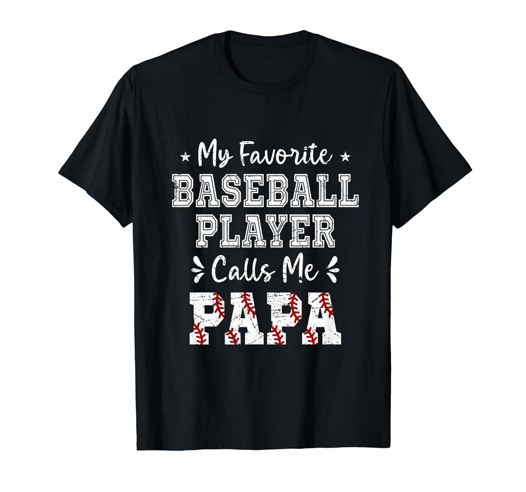 Baseball Papa My Favorite Baseball T-Shirt - Aesthetic Graphic Unisex - T-Shirt, Sweatshirt, Hoodie
