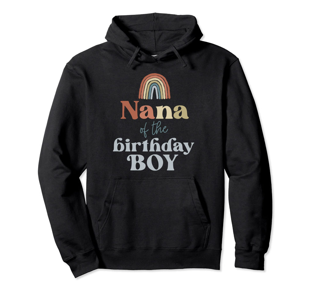 Nana Birthday Boho Rainbow Party Hoodie - Streetwear Style Men Women - T-Shirt, Sweatshirt, Hoodie