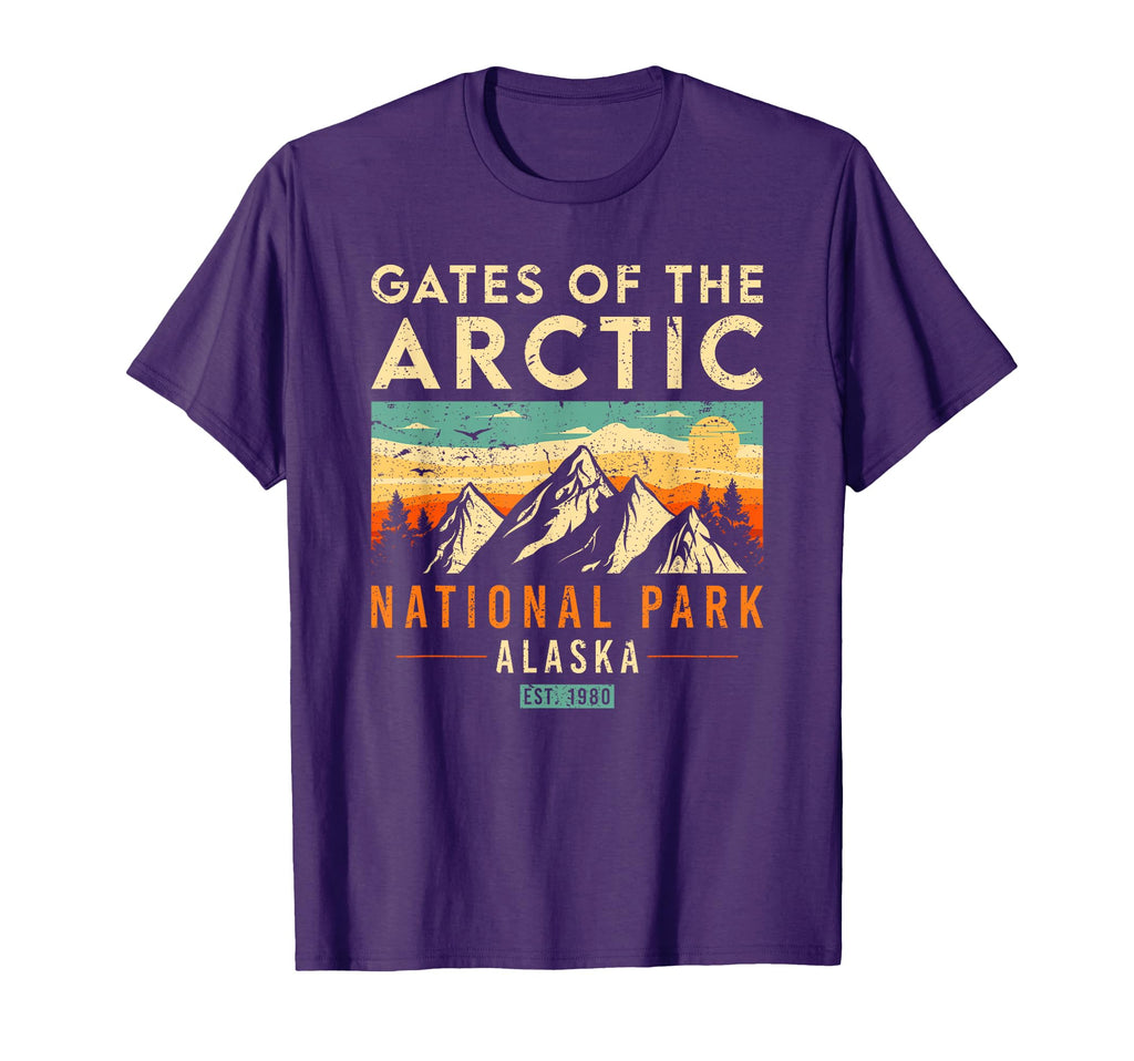 Gates Arctic Est 1980 Alaska National T-Shirt - Streetwear Style Unisex - T-Shirt, Sweatshirt, Hoodie