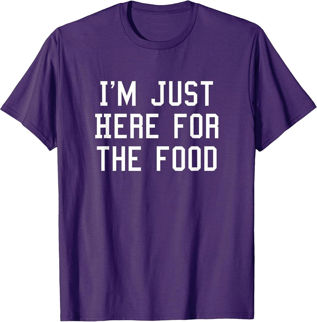 I'm just here for the food - Adult & Kids T-Shirts, Sweatshirts & Hoodies apparel design preview 1