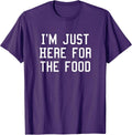 I'm just here for the food - Adult & Kids T-Shirts, Sweatshirts & Hoodies apparel design preview 1