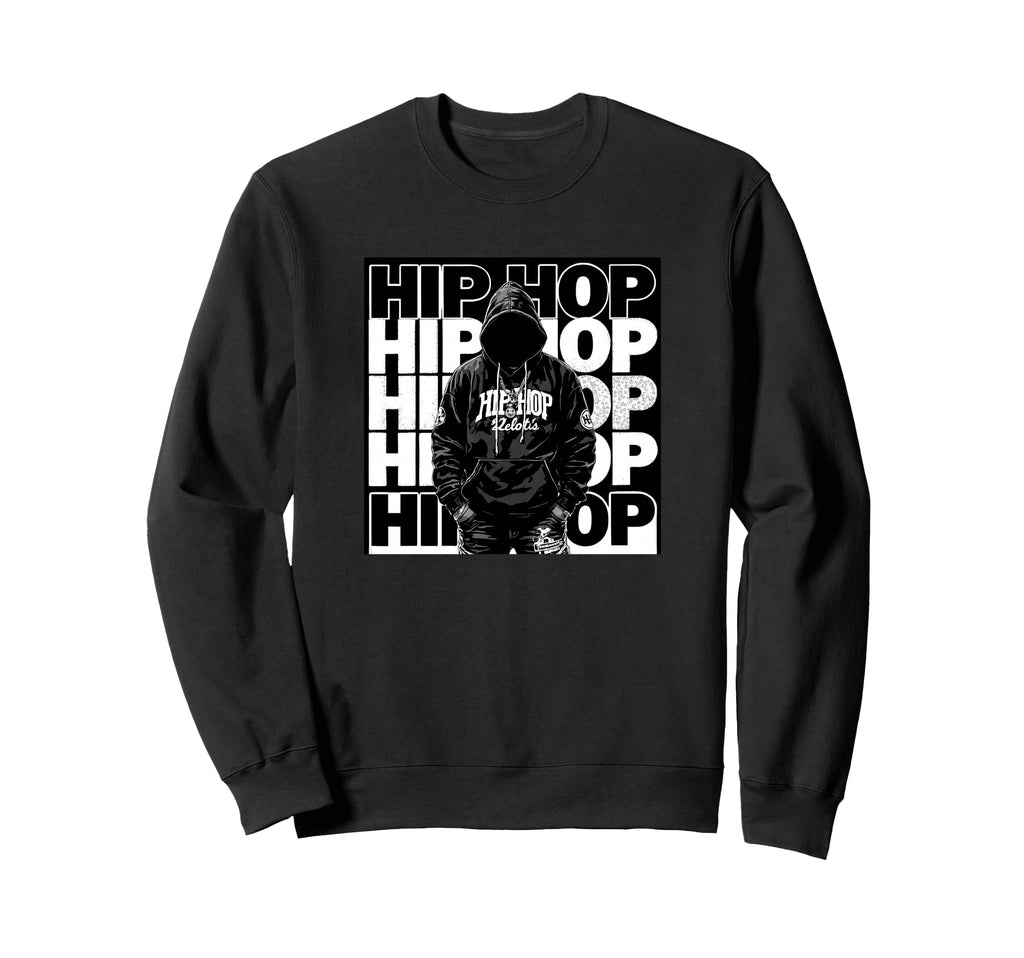 Old School Rapper Hip Hop Sweatshirt - Fun Novelty Design Men Women - T-Shirt, Sweatshirt, Hoodie