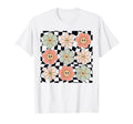 Colorful Checkered Pattern Checkerboard T-Shirt - Minimalist Print Unisex - T-Shirt, Sweatshirt, Hoodie
