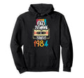 Old School Since 1984 42Nd Birthday Hoodie - Novelty Apparel for Adults - T-Shirt, Sweatshirt, Hoodie