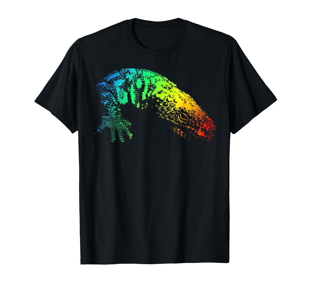 Gila Monster Colorful Rainbow T-Shirt - Custom Art Print Unisex - T-Shirt, Sweatshirt, Hoodie