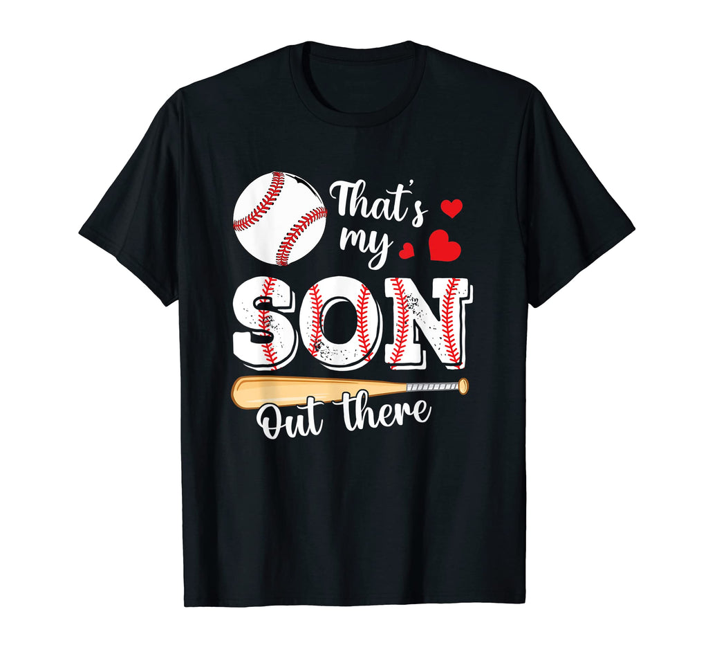 Thats My Son Funny Baseball Lover T-Shirt - Minimalist Print Men Women - T-Shirt, Sweatshirt, Hoodie