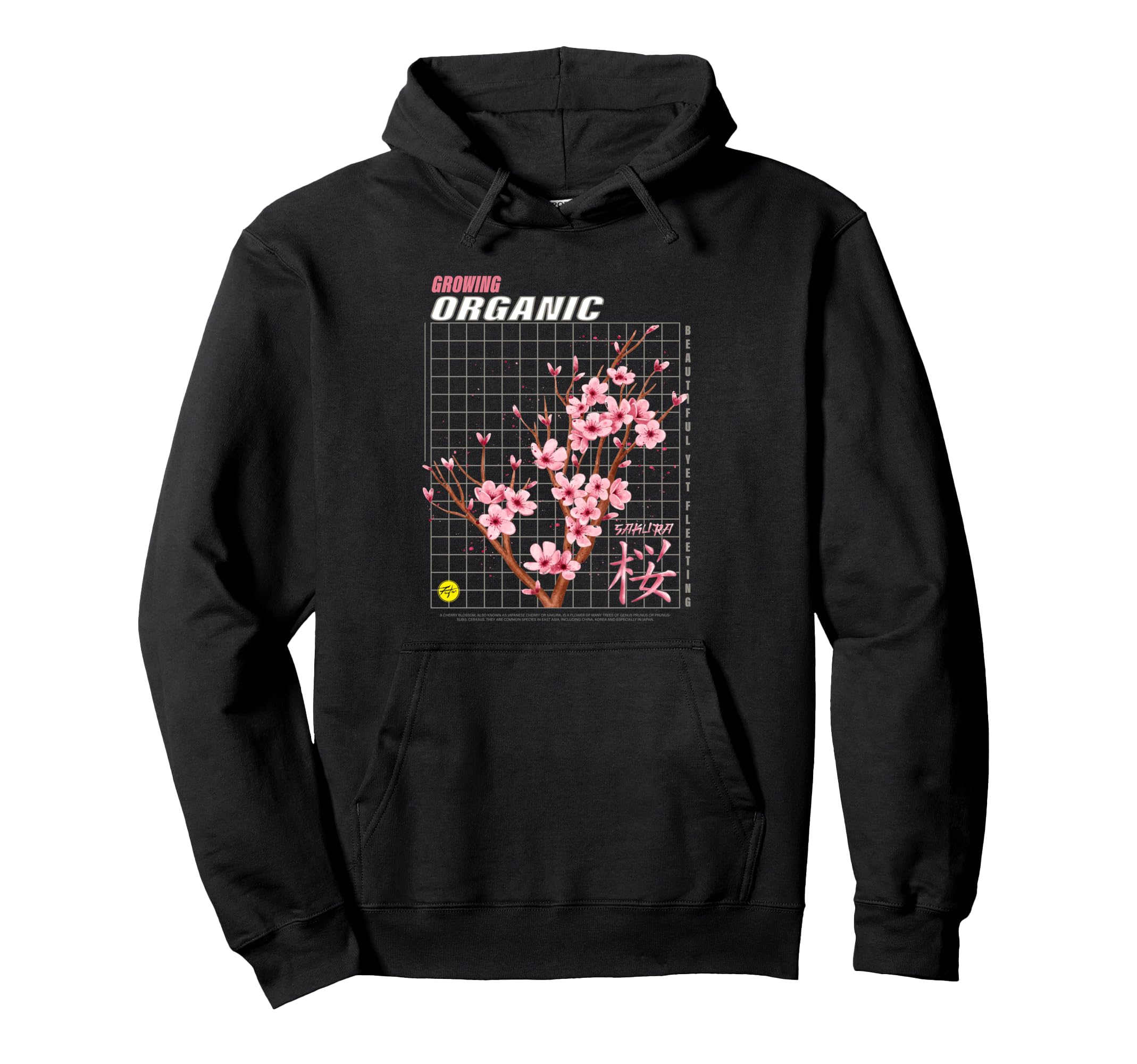 Japanese Cherry Blossom Aesthetic Hoodie - Custom Art Print Unisex - T-Shirt, Sweatshirt, Hoodie