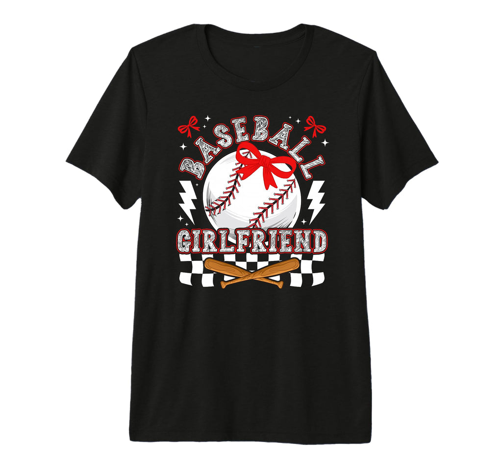 Baseball Girlfriend Coquette Baseball T-Shirt - Graphic Print Men Women - T-Shirt, Sweatshirt, Hoodie