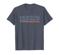 Newsom 2028 Grunge Stripes Gavin T-Shirt - Trendy Graphic for Adults - T-Shirt, Sweatshirt, Hoodie