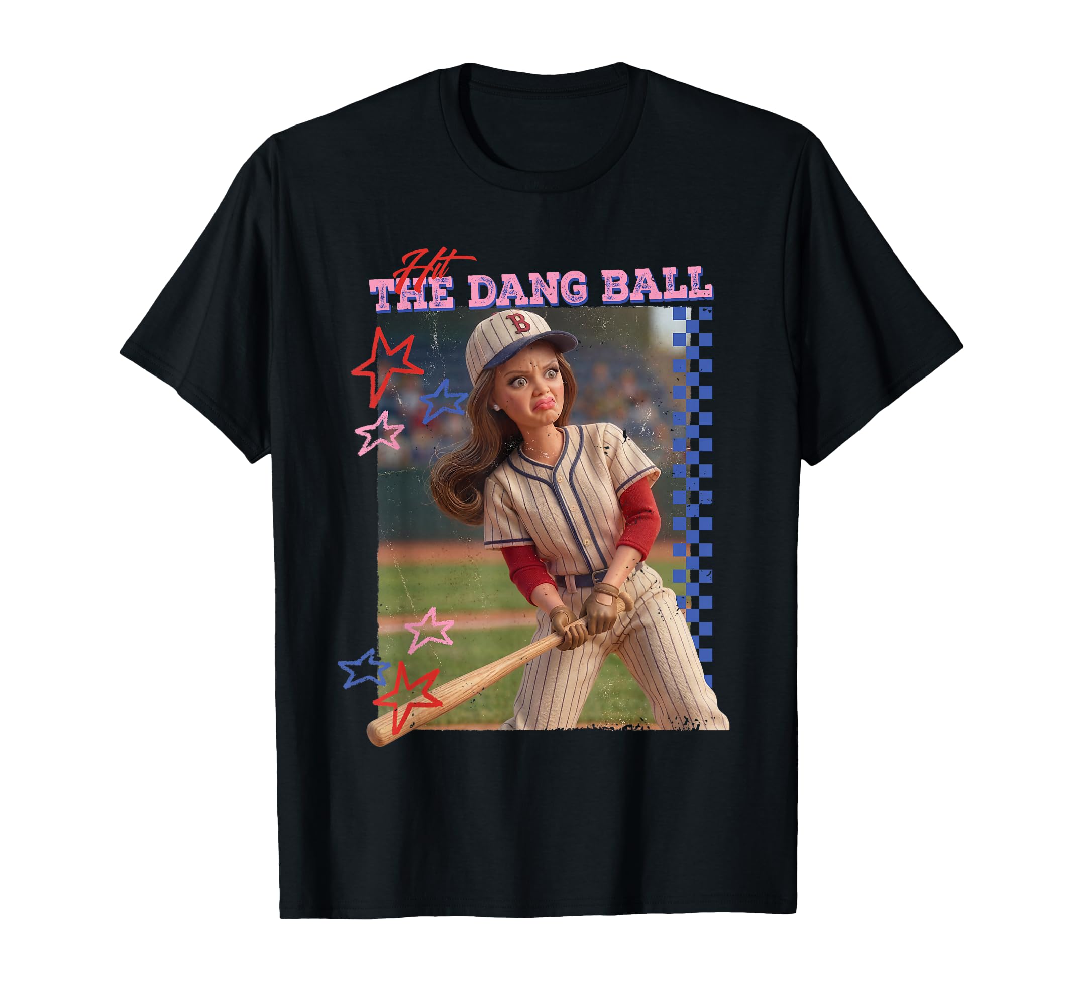 Hit Dang Ball Funny Baseball Mom T-Shirt - Graphic Print Men Women - T-Shirt, Sweatshirt, Hoodie
