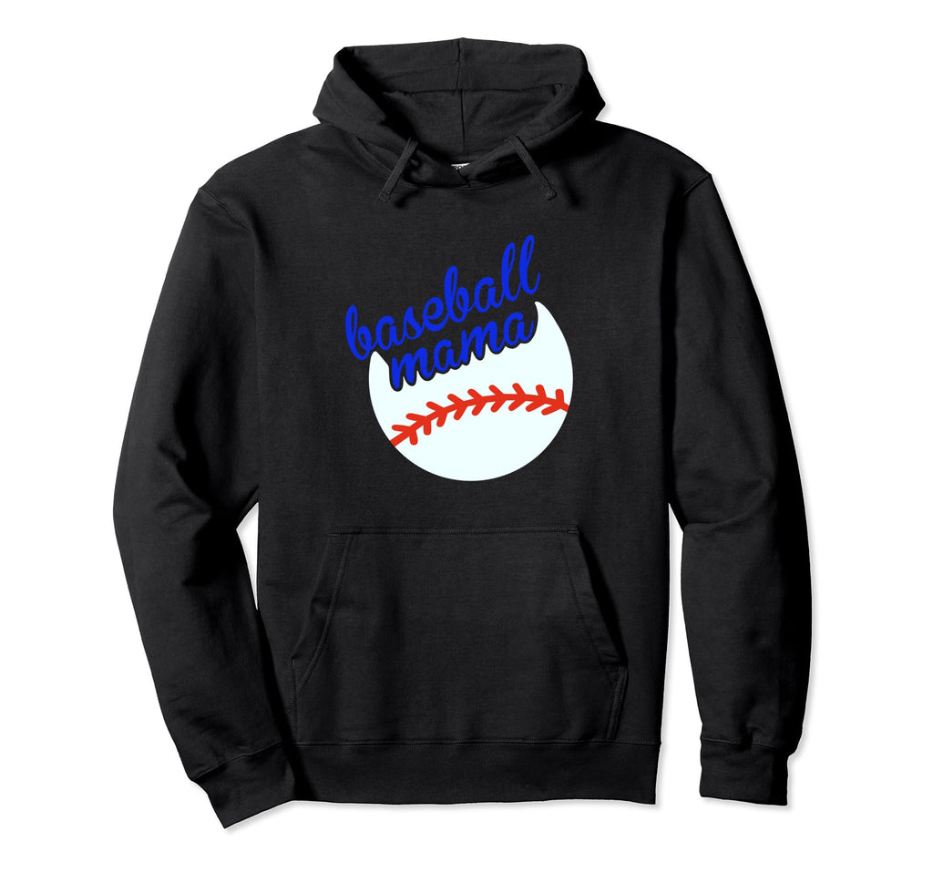 Baseball Mama Sports Mom Hoodie - Aesthetic Graphic Men Women - T-Shirt, Sweatshirt, Hoodie