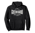 Greensboro Nc Distressed Home City Hoodie - Minimalist Print Men Women - T-Shirt, Sweatshirt, Hoodie