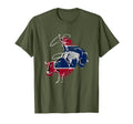 Wyoming Rodeo Bull Riding Cheyenne T-Shirt - Unique Graphic for Adults - T-Shirt, Sweatshirt, Hoodie