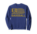 Baseball Shirts Dad American Flag Sweatshirt - Aesthetic Graphic Men Women - T-Shirt, Sweatshirt, Hoodie