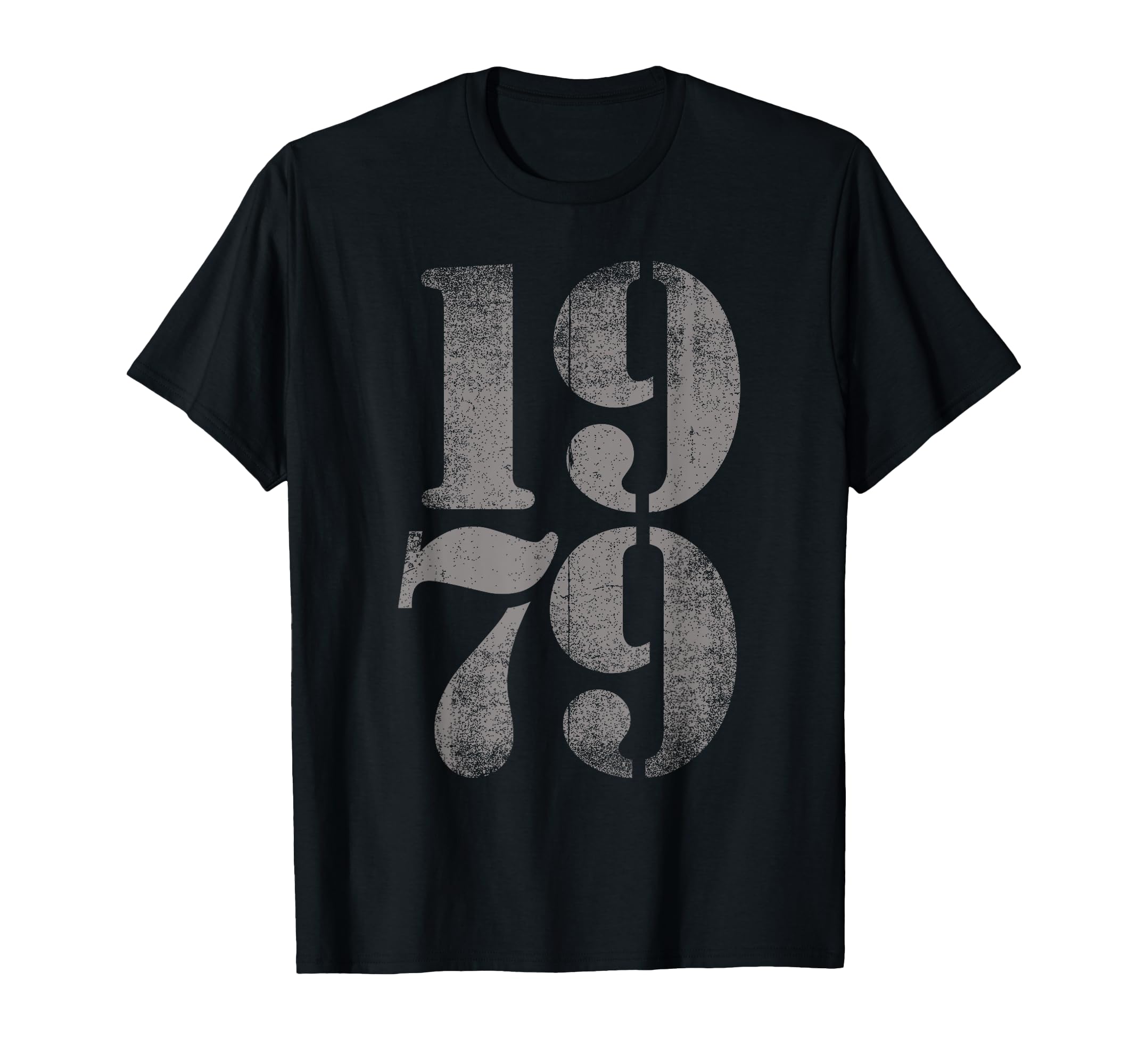 1979 Birth Year Distressed Birthday T-Shirt - Custom Art Print for Adults - T-Shirt, Sweatshirt, Hoodie