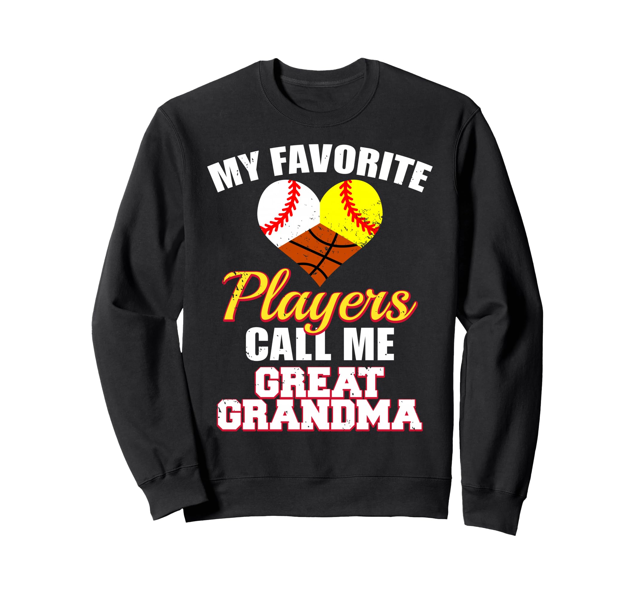 My Favorite Baseball Softball Sweatshirt - Graphic Print Men Women - T-Shirt, Sweatshirt, Hoodie
