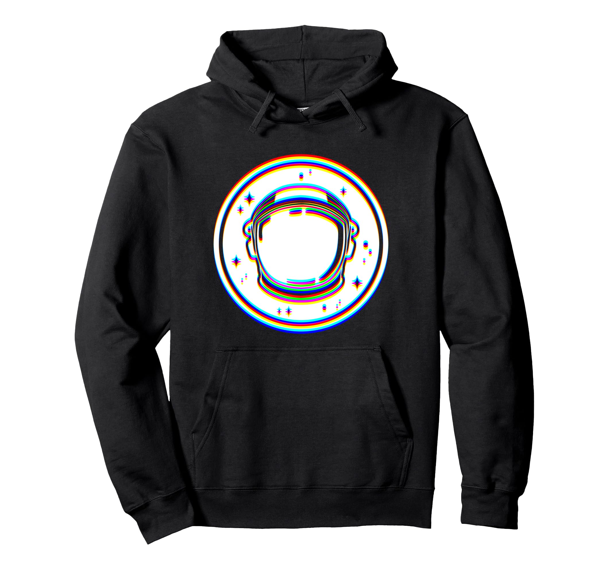 Glitch Art Edm Rave Optical Illusion Hoodie - Novelty Apparel for Adults - T-Shirt, Sweatshirt, Hoodie