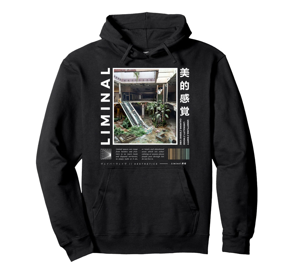 Liminal Spaces Internet 80S 90S Aesthetic Hoodie - Unique Graphic Unisex - T-Shirt, Sweatshirt, Hoodie