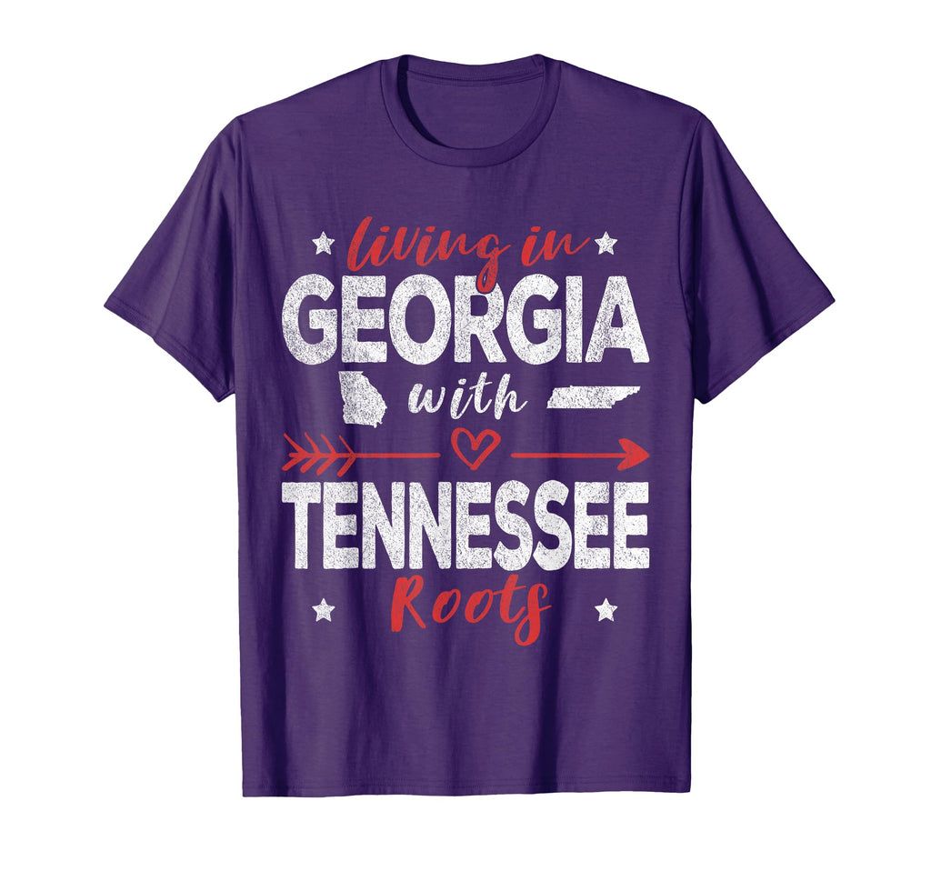 Living Georgia Tennessee Roots T-Shirt - Casual Everyday Wear for Adults - T-Shirt, Sweatshirt, Hoodie
