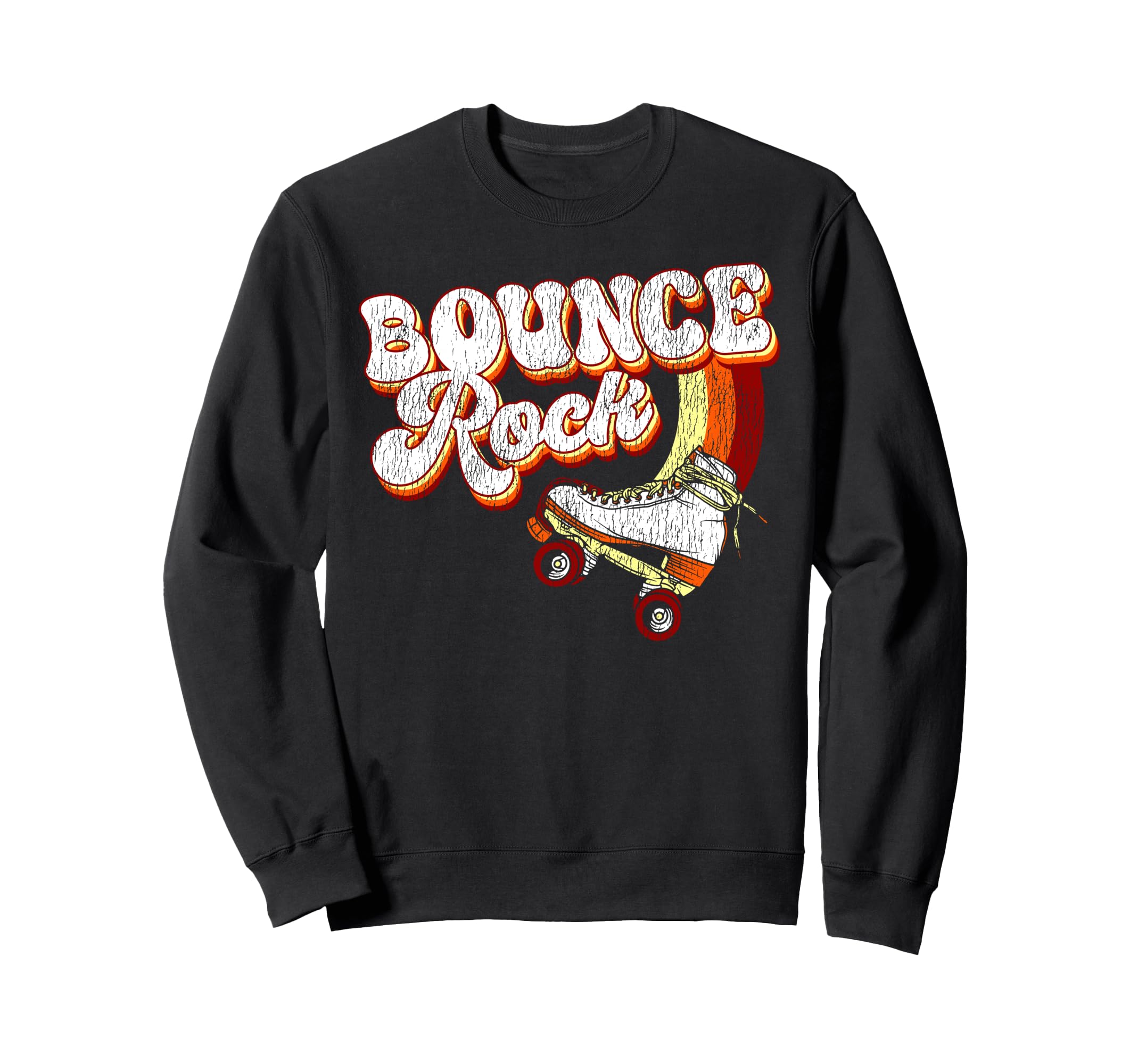 Roller Skating Skate 1970S Bounce Sweatshirt - Streetwear Style for Adults - T-Shirt, Sweatshirt, Hoodie