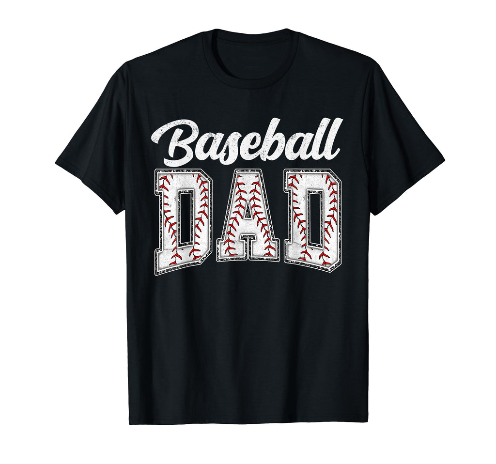 Baseball Dad Baseball Daddy Funny Fathers T-Shirt - Trendy Graphic Unisex - T-Shirt, Sweatshirt, Hoodie