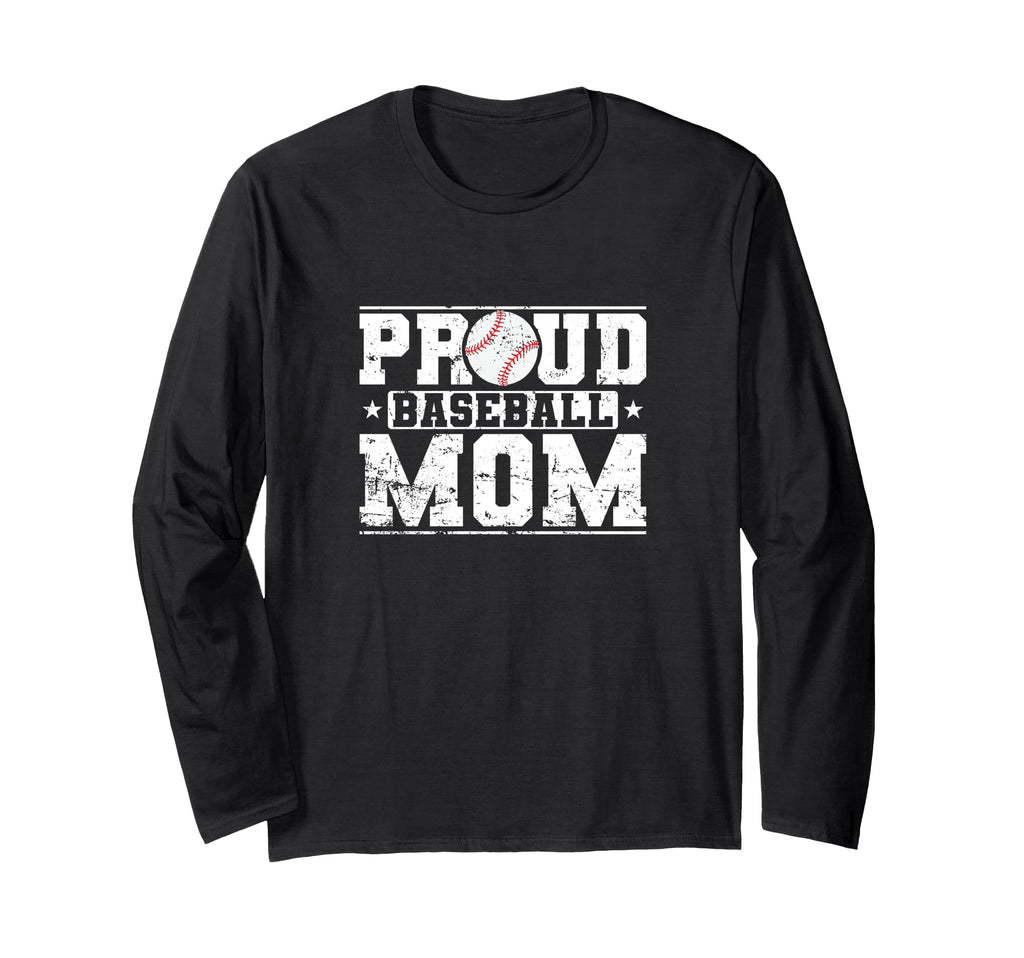 Baseball Mom Sports Mom Team Support T-Shirt - Novelty Apparel for Adults - T-Shirt, Sweatshirt, Hoodie