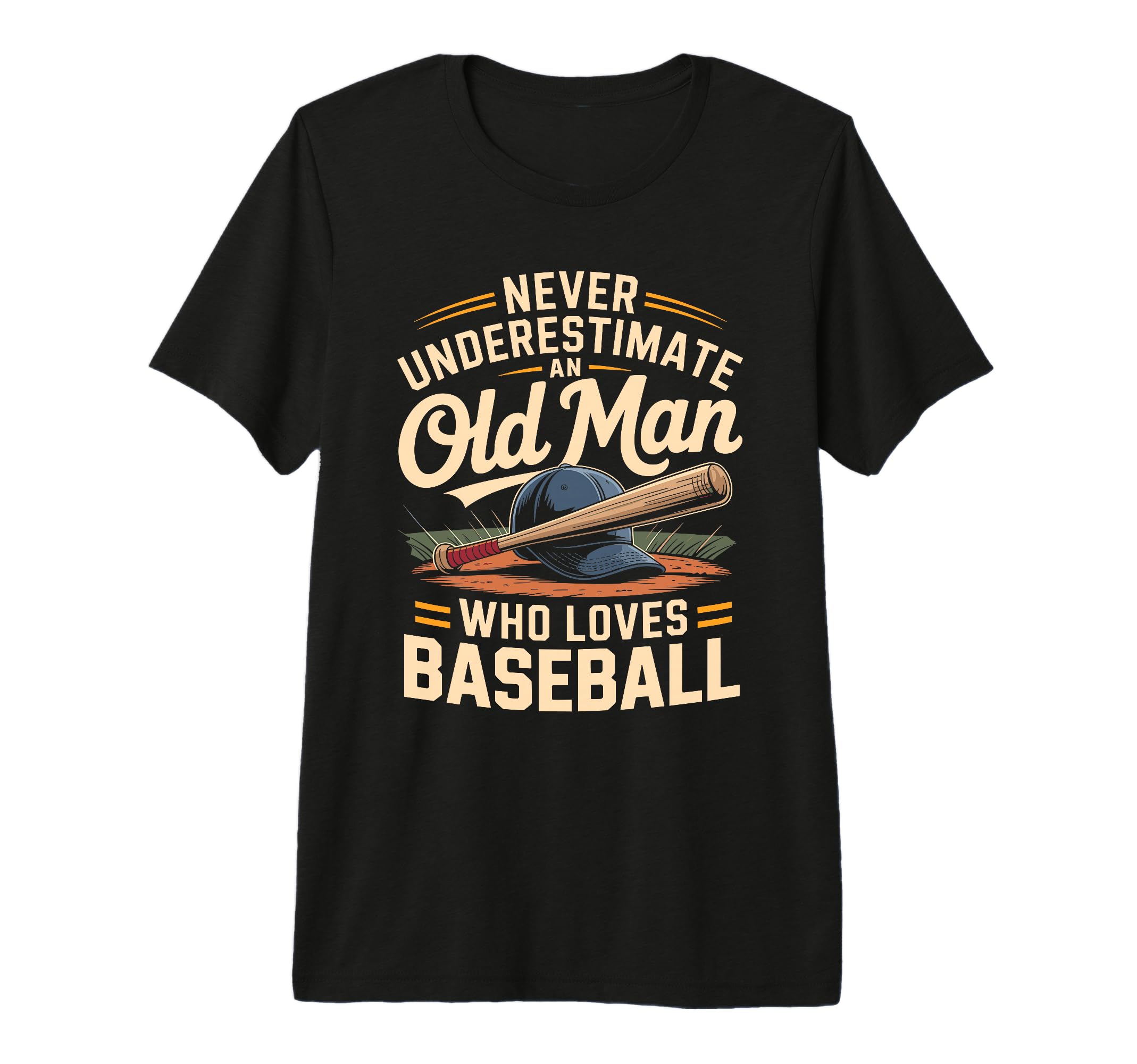 Mens Never Underestimate Old Who T-Shirt - Casual Everyday Wear for Adults - T-Shirt, Sweatshirt, Hoodie