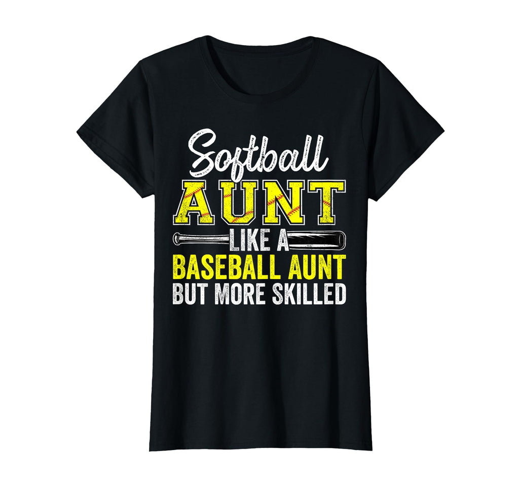Softball Aunt Like Baseball Aunt T-Shirt - Aesthetic Graphic Unisex - T-Shirt, Sweatshirt, Hoodie