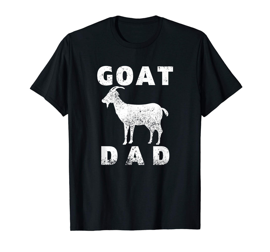 Mens Funny Goat Dad Distressed Gift T-Shirt - Fun Novelty Design Unisex - T-Shirt, Sweatshirt, Hoodie