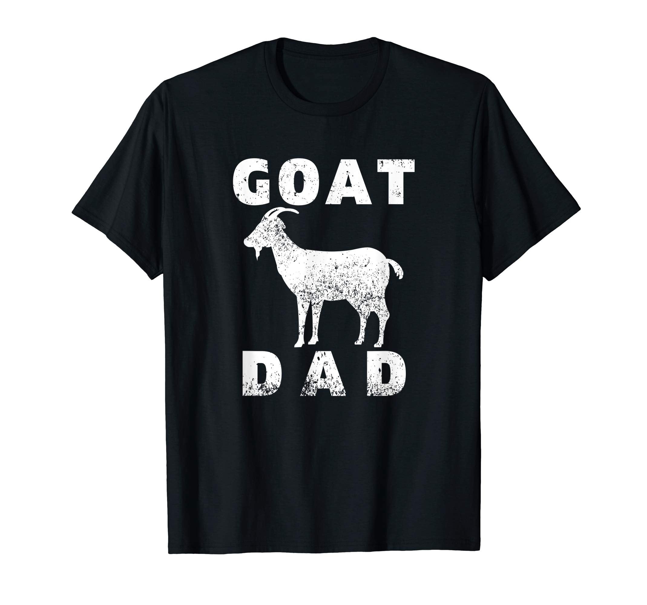Mens Funny Goat Dad Distressed Gift T-Shirt - Fun Novelty Design Unisex - T-Shirt, Sweatshirt, Hoodie