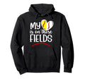 Those Fields Baseball Softball Mom Hoodie - Trendy Graphic Men Women - T-Shirt, Sweatshirt, Hoodie